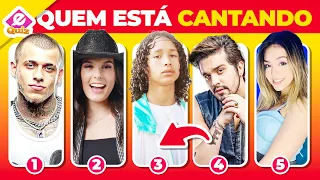 🎵 ADIVINHE QUEM ESTÁ CANTANDO | Melody, Xamuel, Ana castela, Musicas do Tiktok | Quiz de  Musica