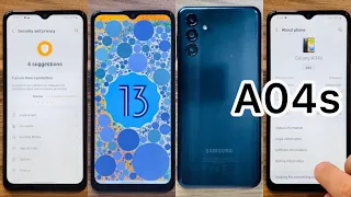 Android 13 & OneUI 5 / Samsung Galaxy A04s