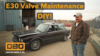 M20B25 Valve Adjustment By the Book! | E30 325is Maintenance!