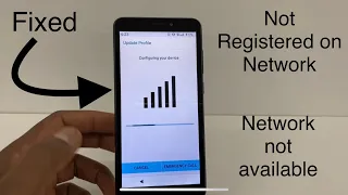 My Phone says Mobile network not available / Not Registered on network / Sprint, Boost mobile