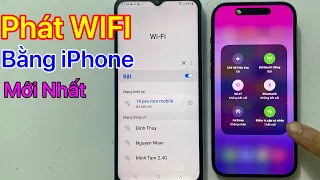 Cách Phát WIFI Trên iPhone - Chia Sẻ WIFI 4G 3G Trên iPhone