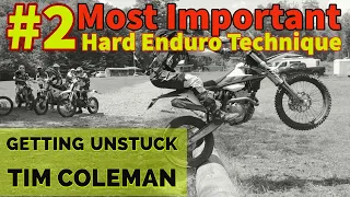 #2 Most Important Hard Enduro Technique Tim Coleman Getting Unstuck and Conserving Energy