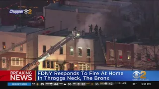 FDNY Responds To Fire At Throggs Neck Home