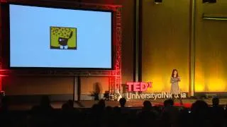 Look deeper -- write -- the wonders of writing | Nicoletta Demetriou | TEDxUniversityofNicosia