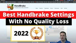 Handbrake Video Compression Tutorial [Best Handbrake Settings] Still works in 2022 | Mike Hobbs