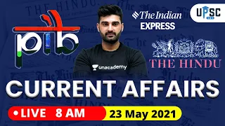 Daily Current Affairs in Hindi by Sumit Rathi Sir | 23 May 2021 The Hindu PIB for IAS