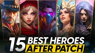 TOP 15 BEST HEROES TO SOLO RANK UP IN THE CURRENT PATCH