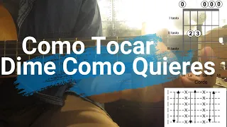 Como Tocar - Dime Cómo Quieres (Christian Nodal, Ángela Aguilar) | Tutorial Guitarra