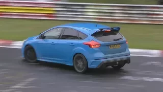 Ford Focus RS Mk3 Drifting/Powersliding on the Nürburgring!