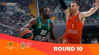 Panathinaikos AKTOR Athens-Valencia Basket | R 10 Highlights | 2023-24 Turkish Airlines EuroLeague