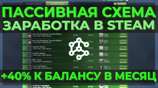 ПАССИВНАЯ СХЕМА ЗАРАБОТКА В STEAM | +40% К БАЛАНСУ ЗА МЕСЯЦ