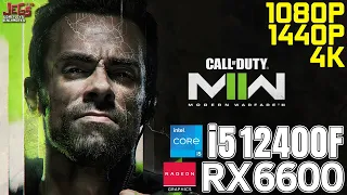 Call of Duty: Modern Warfare 2 Multiplayer | i5 12400F + RX 6600 | 1080p, 1440p, 4K benchmarks!