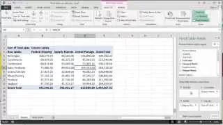 Microsoft Excel 2013 - Using Pivot Tables Part 2