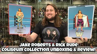 Jake Roberts & Rick Rude WWE Mattel Coliseum Collection Unboxing & Review!