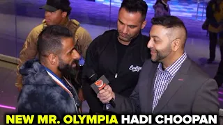 HADI CHOOPAN INTERVIEW AFTER OLYMPIA WIN!