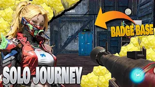 SOLO JOURNEY PART 3 RAIDING BADGE BASE AND DEFENDING MY BASE FROM OFF RAID LAST ISLAND OF SURVIVAL