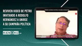 Reviven video de Petro invitando a Rodolfo Hernández a unirse a su campaña