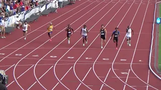 Men's 100m Heat 1 Semifinals - 2023 NCAA Outdoor Track & Field Championships Austin Texas 6/7/2023