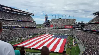 Fly Over at Eagles vs Browns 9/11/16