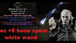 Diablo 2: How to get a super OP necro wand early