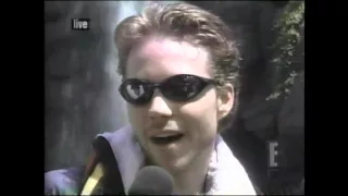 Jonathan Brandis & Tatyana Ali interview at Jurassic Park the Ride