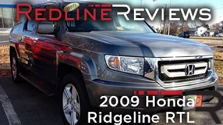 2009 Honda Ridgeline RTL Review, Walkaround, Exhaust, Test Drive