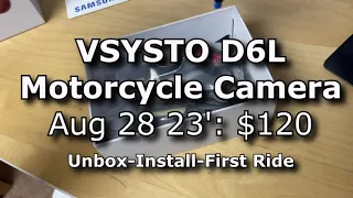 $120 Motorcycle Dashcam For Riders? (VSYSTO D6L)