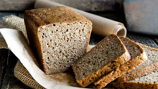 Simple RYE BREAD 100% (No wheat flour) 🍴 With or without additives, sourdough recipe