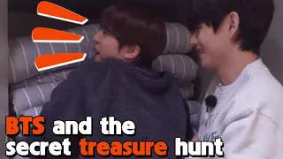 [ENG SUB] BTS and the secret treasure hunt game |  funniest run BTS episodes