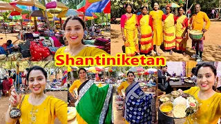 Shantiniketan Trip 2024 || Shantiniketan Sonajhuri Haat || Lunch Thali || The Creek Boutique Resort