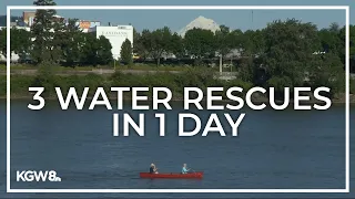 3 water rescues occur as temperatures rise in Multnomah County