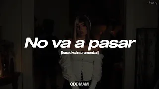 ODD MAMI - 'No va a pasar' [instrumental/karaoke] Letra