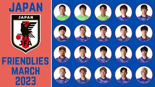 JAPAN Squad International Friendlies March 2023 | Japan Squad | FootWorld