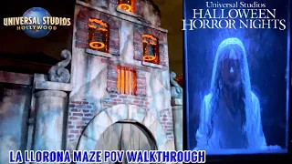 [2022] Halloween Horror Nights: La Llorona Maze Walkthrough POV at Universal Studios Hollywood