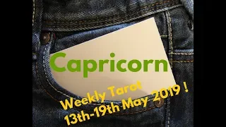 Capricorn Weekly Tarot Reading 13th-19th May 2019 !!