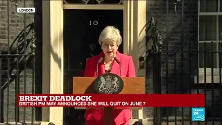 REPLAY: UK Prime Minister Theresa May announces resignation