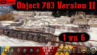 World of Tanks Object 703 II Replay - 9 Kills 6.8K DMG(Patch 1.7.0)