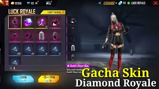 Gacha And Review Skin Diamond Royale Terbaru - Dusklit Slayer bundle - Free Fire Indonesia