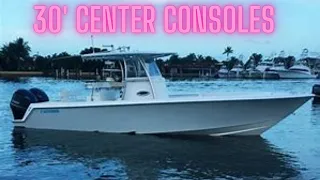 2023 Stuart and St. Pete Boat Shows - Overview of Seven 30 Foot Center Consoles from $208 - 386K