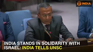 India stands in solidarity with Israel, India tells UNSC || DD India News Hour @ 6 to 7 pm