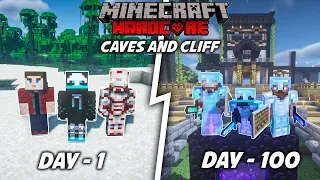 We Survived 100 Days In Caves And Cliff (1.18) *HARDCORE* Minecraft world | DeadZilla (HINDI)