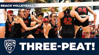 USC 3-peats as NCAA Champions, celebrates 2023 Beach Volleyball title | Highlights