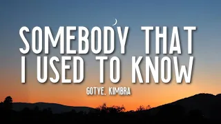 Somebody That I Used To Know   Gotye Lyrics ft  Kimbra