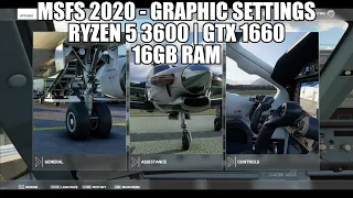 MSFS 2020 - Graphics Settings Mid Range PC (for A320 IFR Flying)