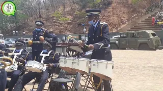 Police Band performing at Brigadier General Ruphus Chigudu BURIAL