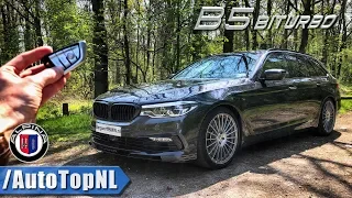 BMW ALPINA B5 BITURBO 608HP REVIEW POV Test Drive on AUTOBAHN & ROAD by AutoTopNL