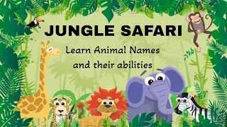 ANIMAL NAMES AND SOUND | CHICCO TV | JUNGLE SAFARI | #animals #jungle #preschool #kids