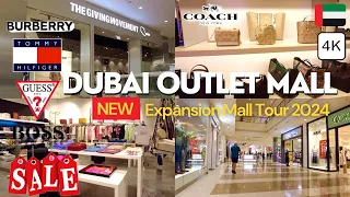 Dubai Outlet Mall! Exciting NEW Expansion Tour, Shopping in Dubai Deals 2024 | 4K Walking Tour 🇦🇪