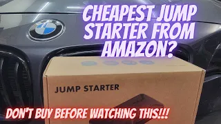 Cheapest jump starter from Amazon, I didn't expect what happened!!!
