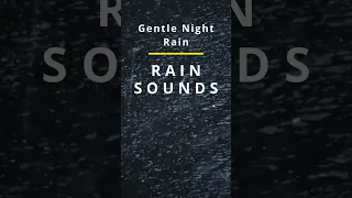 Gentle Night Rain | Rain Sounds to Sleep, Study and Relax